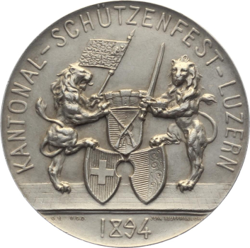 1894 Luzern - Silber - Kantonales Schützenfest
